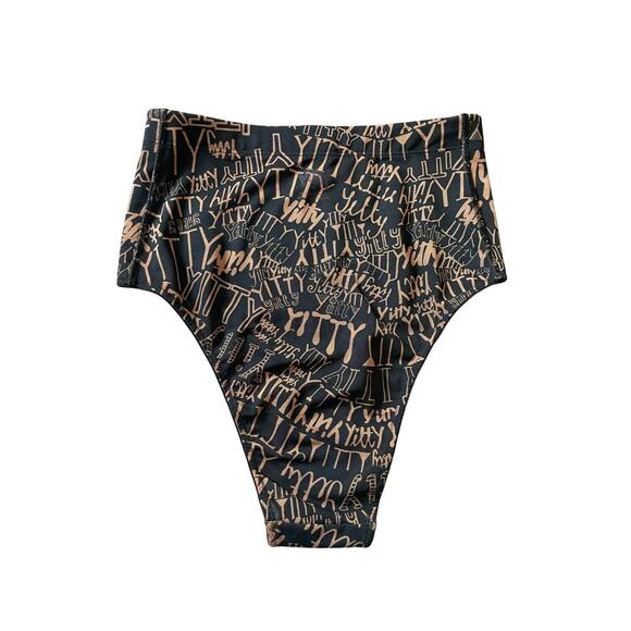 YITTY SHAPE WEAR BIKINI BOTTOM HIGH WAISTED SZ MEDIUM TUMMY CONTROL SHAPE CURVES - Picture 11 of 13